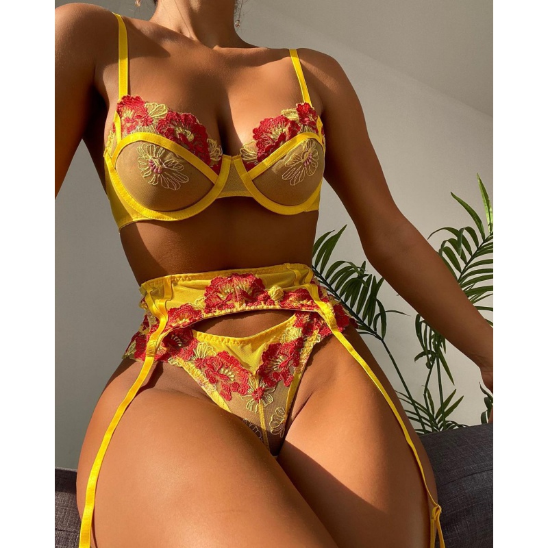 Silk Tie Striped - Bikini mode dentelle broderie chaussettes Sexy