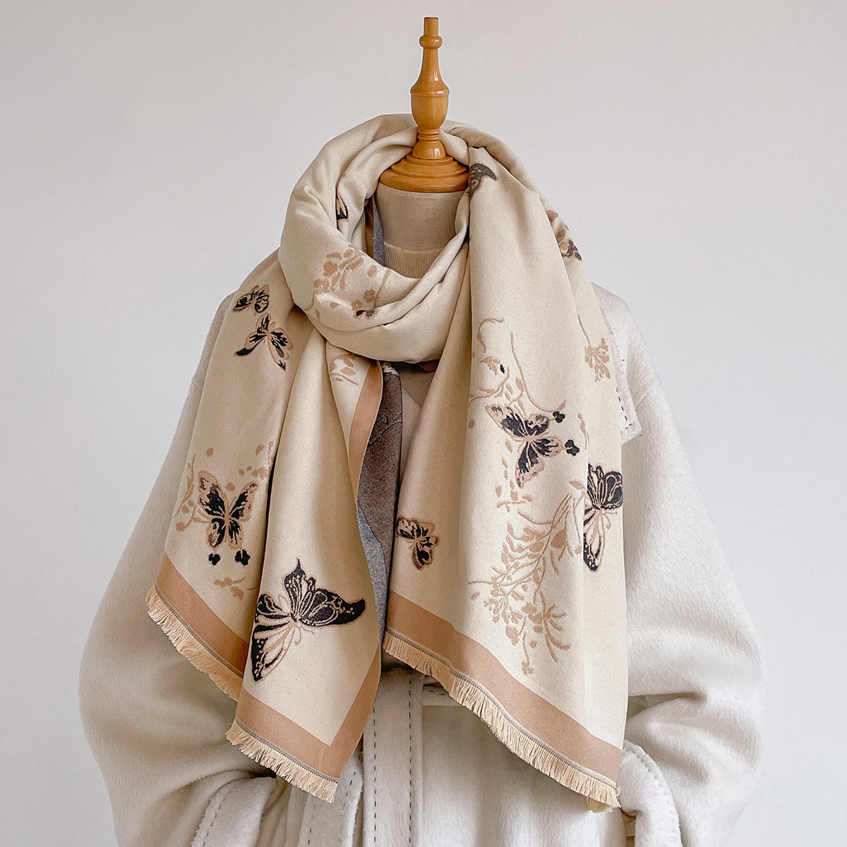 Écharpe en imitation cachemire - Pashmina Wrap Large avis et prix
