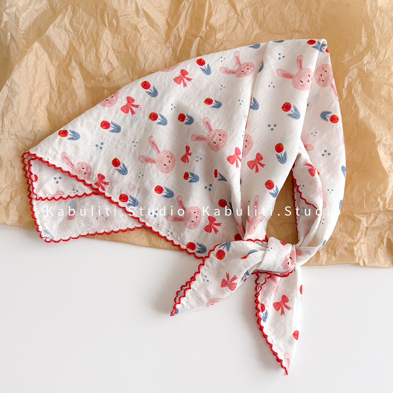 Écharpe carrée en coton et lin - Face Scarf Mask avis et prix