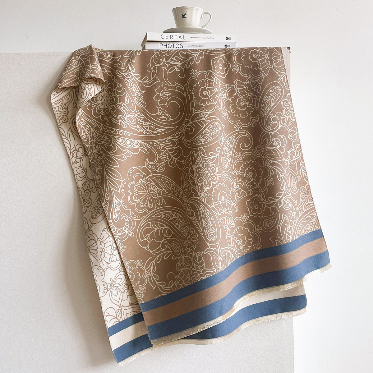 Écharpe chaude en imitation ca - Pashmina Wrap Large avis et prix