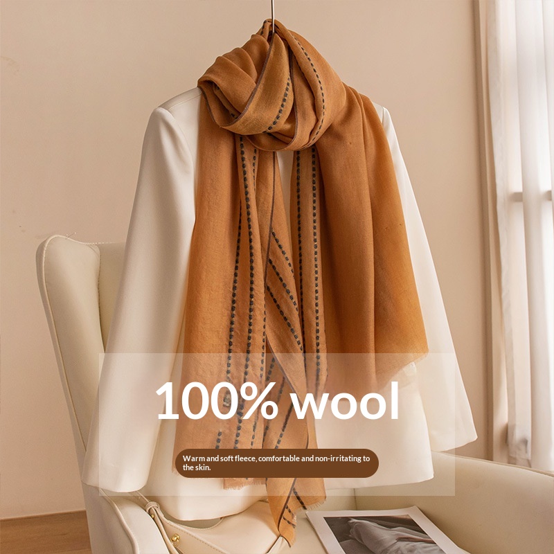 Écharpe 100% laine ultra douce - Pashmina Wrap Large avis et prix