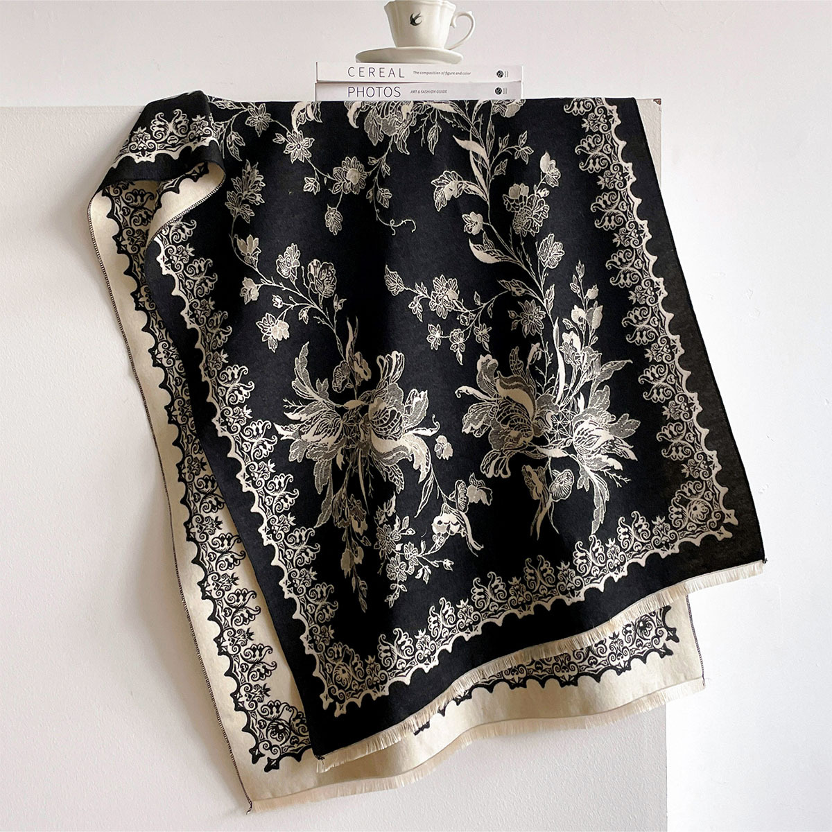 Écharpe en imitation cachemire - Pashmina Wrap Large avis et prix